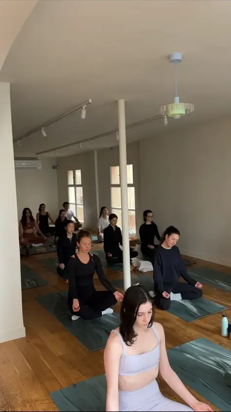 Yoga class at Baba Yoga