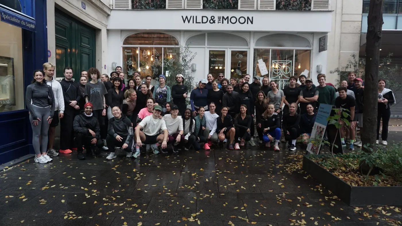 The crew outside Wild & The Moon